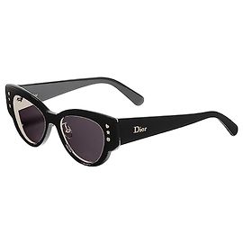 Dior Occhiali da sole Lucky Charm Glossy Black Butterfly Nero