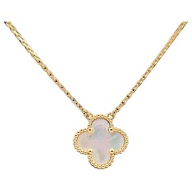 Van Cleef & Arpels Vintage Alhambra Necklace Yellow