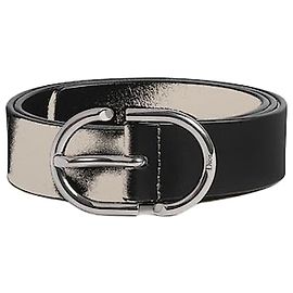 Dior CD Gürtel Torion Leder Schwarz Schwarz