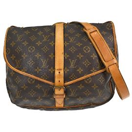 Louis Vuitton Saumur Monogram 35 Marrom