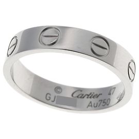 Cartier Love Ring in Weißgold Golden
