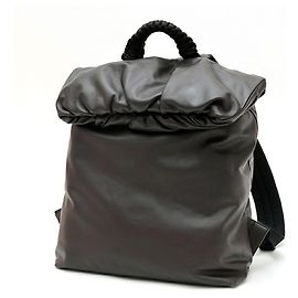 Bottega Veneta Brown Leather Backpack Brown