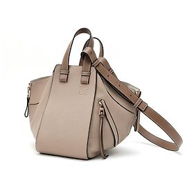 Bolsa de Ombro Loewe Hammock Cinza Areia