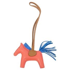 Hermès Hermes Rodeo Accessory Bag Charm PM Rosa Blu
