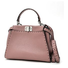 Bolsa de Ombro Mini Peekaboo Fendi Outro