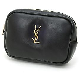 Saint Laurent Cassandra Mini Pouch Nero