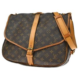 Louis Vuitton Saumur Monogram 35 Marrom
