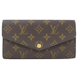 Louis Vuitton Monogram Portefeuille Sarah M60531 Wallet Brown