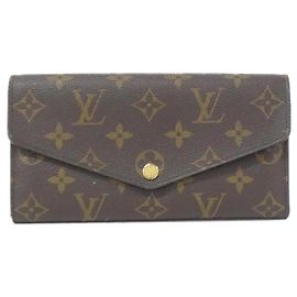 Louis Vuitton Monogram Portefeuille Sarah M62234 Wallet Brown