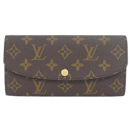 Louis Vuitton Monogram Portefeuille Emilie Wallet Marron