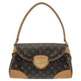 Bolsa de Ombro Louis Vuitton Monogram Beverly MM Marrom