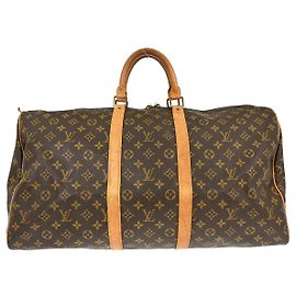 Louis Vuitton Keepall Monogram 55 Brown
