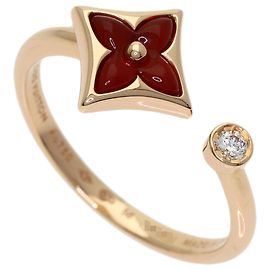 Anello Louis Vuitton Star Blossom Mini in Corniola e Diamanti Altro