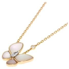 Collana Van Cleef & Arpels de Papillon in diamanti e madreperla bianca Altro