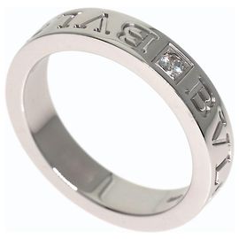 Bulgari Bvlgari Double Logo 1P Diamond Ring Other