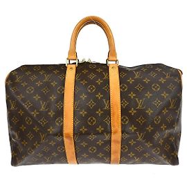 Louis Vuitton Keepall Monogram 45 Marrom