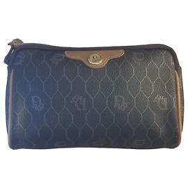 Christian Dior Monogram Pouch Brown