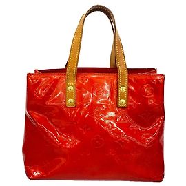 Louis Vuitton Vernis Lead PM Handbag Red