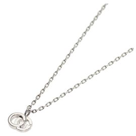 Collier Gucci Double G en or blanc 18K Autre