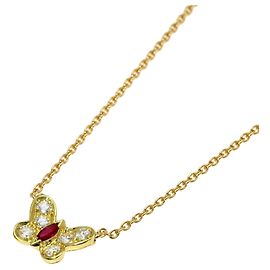 Van Cleef & Arpels Papillon Rubin-Diamant-Halskette Andere