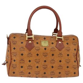 MCM Visetos logogramme Leather Marrom