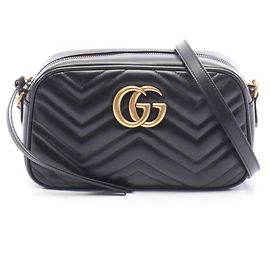 Borsa a tracolla Gucci GG Marmont Nero