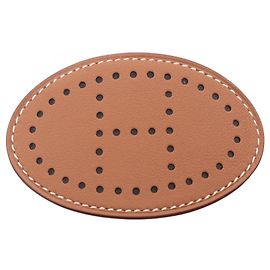 Hermès Fermi Hermes Evelyne PM Gold Accessorio per capelli Marrone