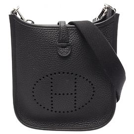 Hermès Bolsa de Ombro Hermes Evelyne Amazon TPM Preto
