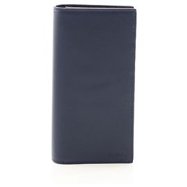 Gucci GG Emblem Long Wallet Navy blue