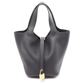 Hermès Bolsa Hermes Picotin Lock PM Preto