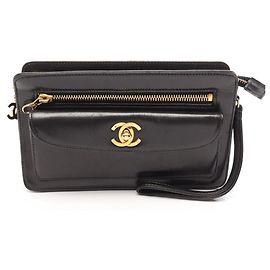 Borsa Chanel Coco Mark Second Bag Nero