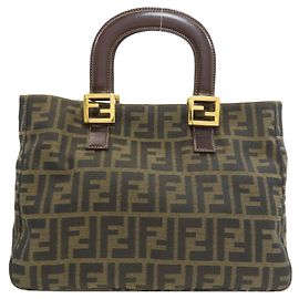 Borsa Fendi Zucca Pattern Marrone
