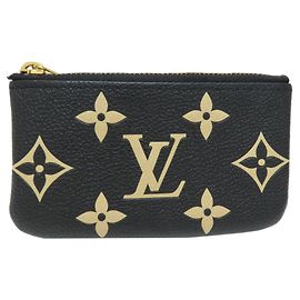 Portamonete Louis Vuitton Empreinte Nero Beige