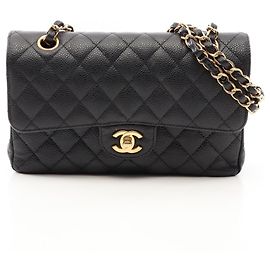 Borsa a tracolla Chanel Matelassé Double Flap Nero