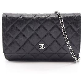 Borsa a tracolla Chanel Matelassé Nero