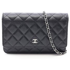 Borsa a tracolla Chanel Matelassé Nero