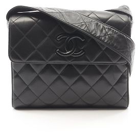 Borsa a tracolla Chanel Matelassé Nero