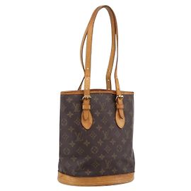 LOUIS VUITTON Monogram Bucket PM Shoulder Bag M42238 LV Auth ka5644 Monograma