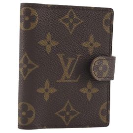 LOUIS VUITTON Monogram Agenda Mini Day Planner Cover R20007 LV Auth 195939 Monogram