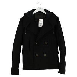 Cappotto in lana nero Dolce & Gabbana uomo Nero