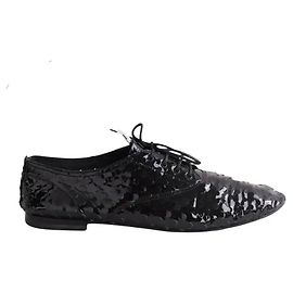 Saint Laurent Scarpe nere con lacci Nero