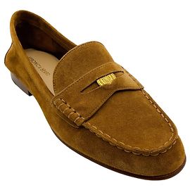 Mocassins Penny Veronica Beard Hazelwood en daim marron Marron
