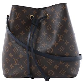 Borsa a tracolla Louis Vuitton Monogram Neonoe in Brown Marrone