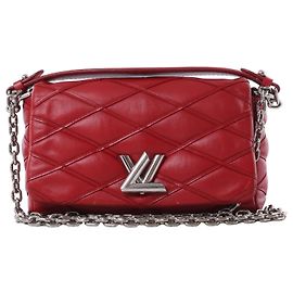 Borsa a tracolla Louis Vuitton Malletage GO 14 in rosso Rosso