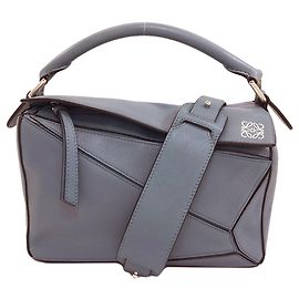 Loewe Puzzle Bag 2-Way Handbag Light blue
