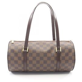 Bolsa Louis Vuitton Papillon 30 Damier Ebene Marrom