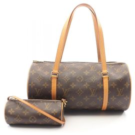 Bolsa de mão Louis Vuitton Papillon 30 Marrom Monograma