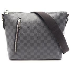 Louis Vuitton Mick PM Damier Graphite Shoulder Bag Black