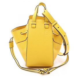 Loewe Hammock Drawstring Bag Mini Handbag Yellow