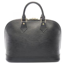 Borsa a mano Louis Vuitton Alma Nero